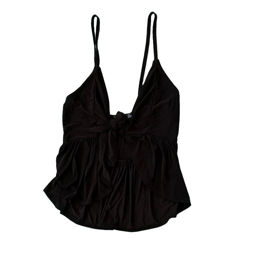 Nasty Gal US women’s size 4 Black Tank Top Crop